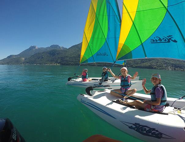 Stage de voile pour enfants